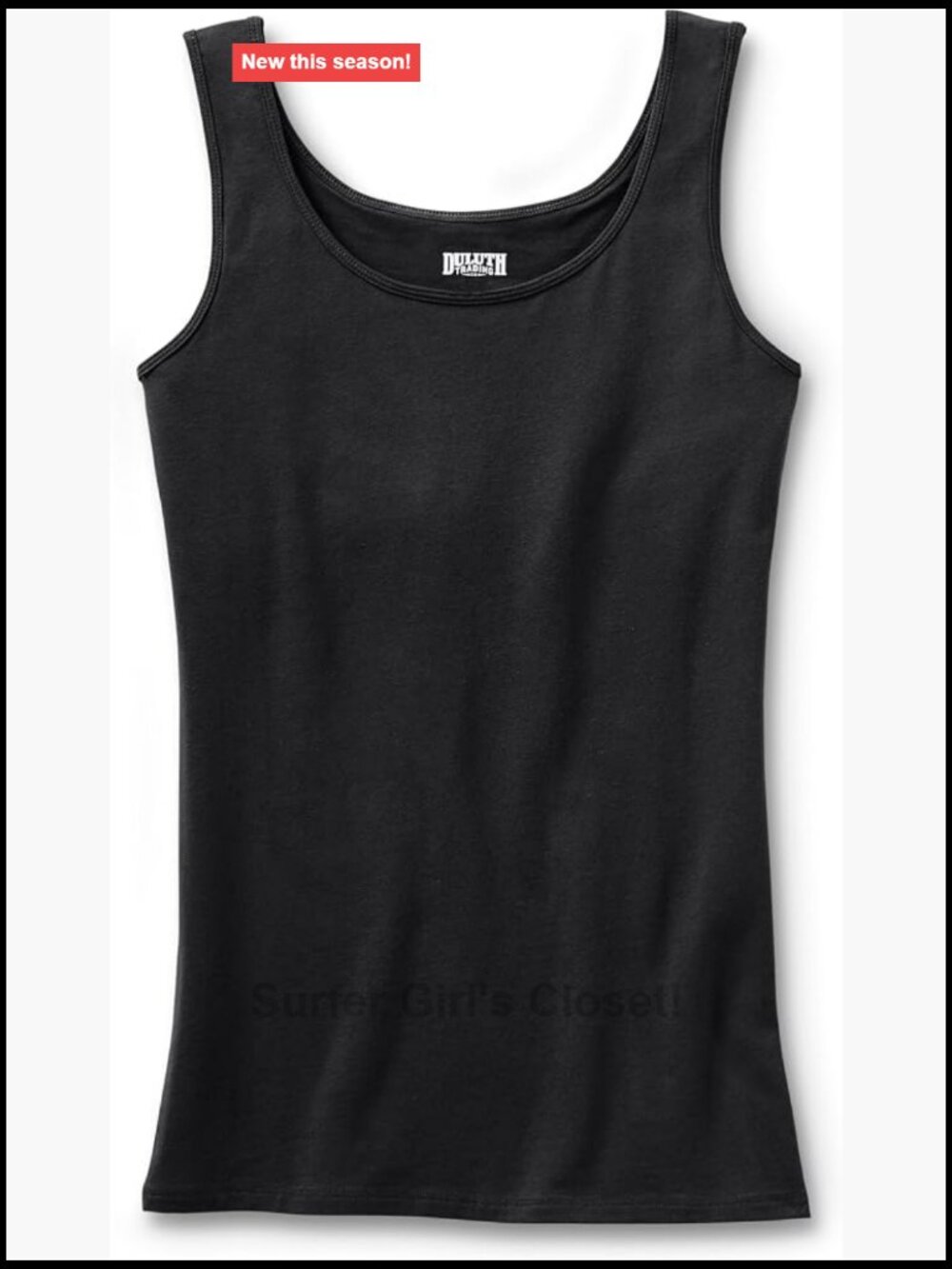 Women's No-Yank Shelf Bra Tank Top Plus Size Cotton Spandex